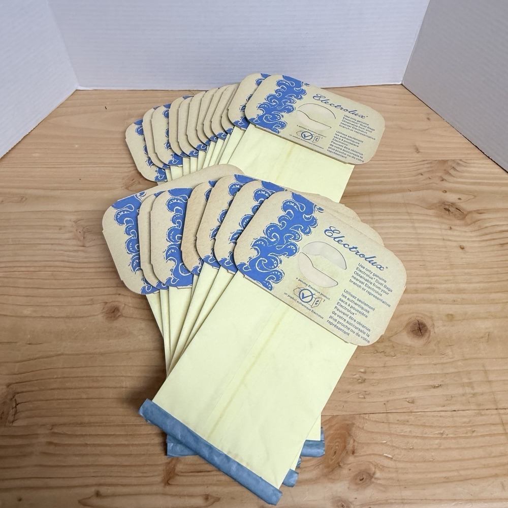 Electrolux C Style Blue Vacuum Dust Bags Lot Of 19 Genuine Vintage